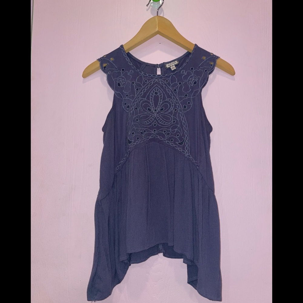 Blouse with detailing on front